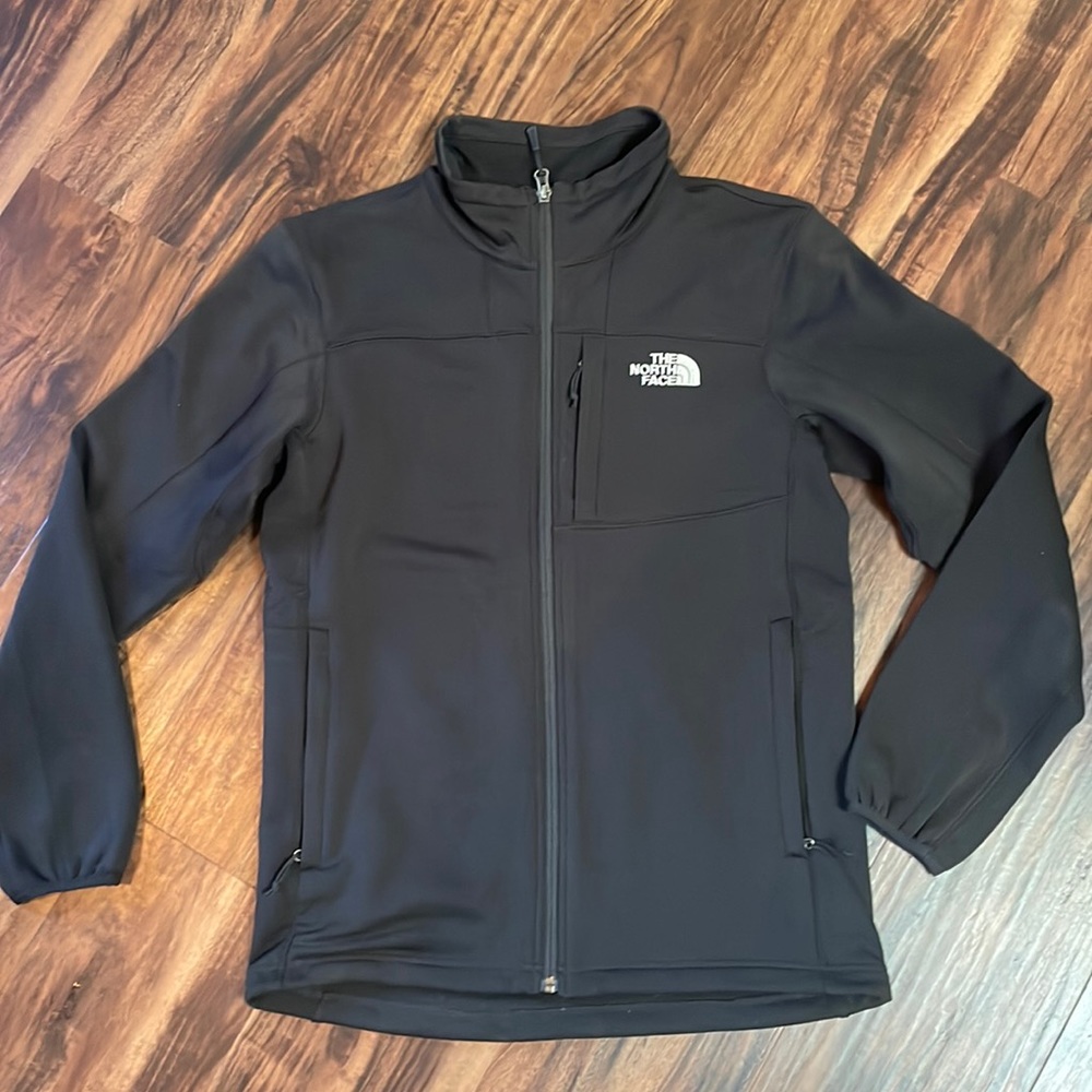Men’s The North Face TNF Black Full Zip Fleece - Small